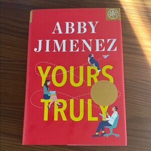 Red 'Yours Truly' Hardcover Book